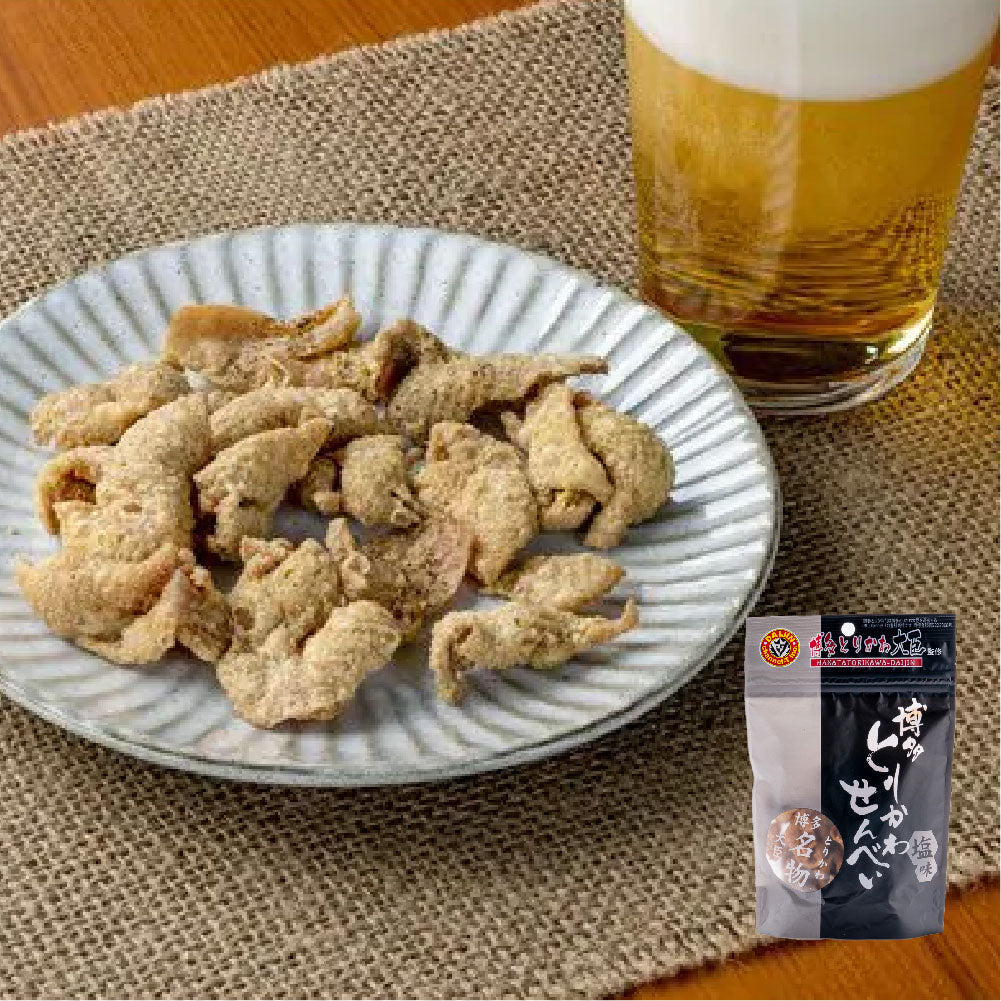 【博多とりかわ大臣 監修】博多とり皮せんべい 塩味