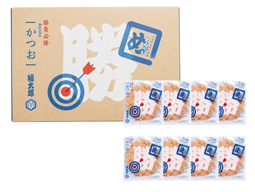 【箱不良】勝つめんべい かつお 8袋入