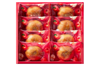 果実たっぷりふじ林檎ケーキ8個入