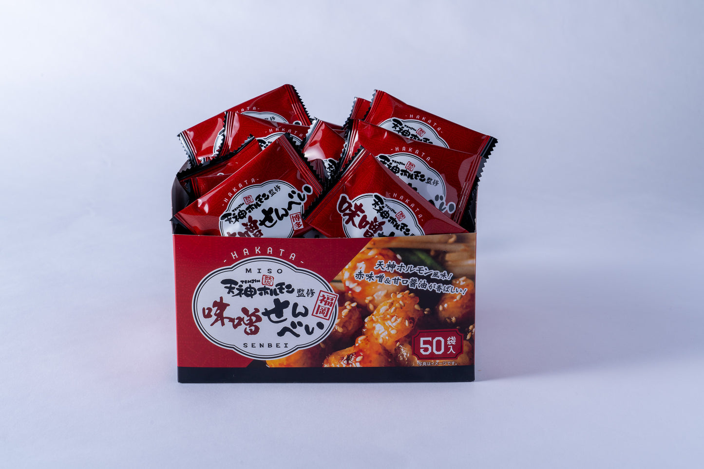 【箱不良】天神ホルモン監修 味噌せんべい