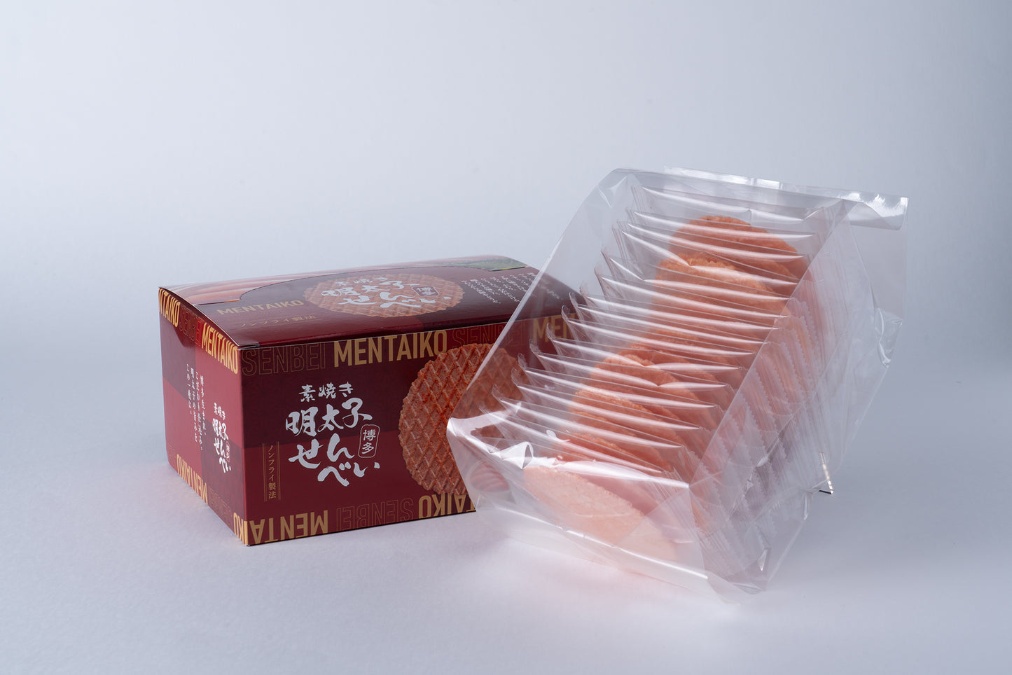 博多明太子せんべい（箱）1枚×16袋